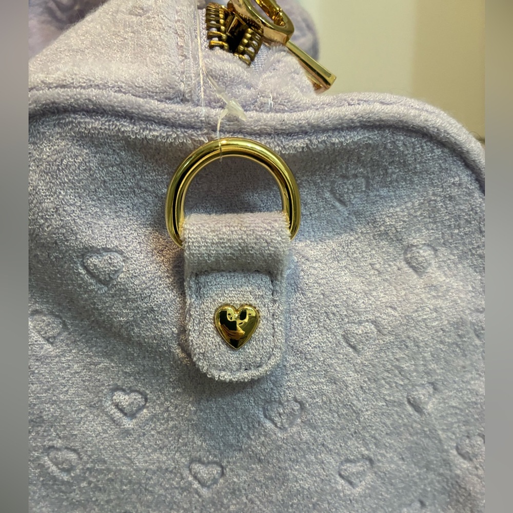 NWT Stoney Clover Lane x Target Collab Purple Love Duffle Bag - Picture 6 of 8